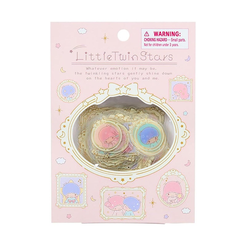 Sanrio LittleTwinStars Sticker Set (Frame Design) Model Number: 678953