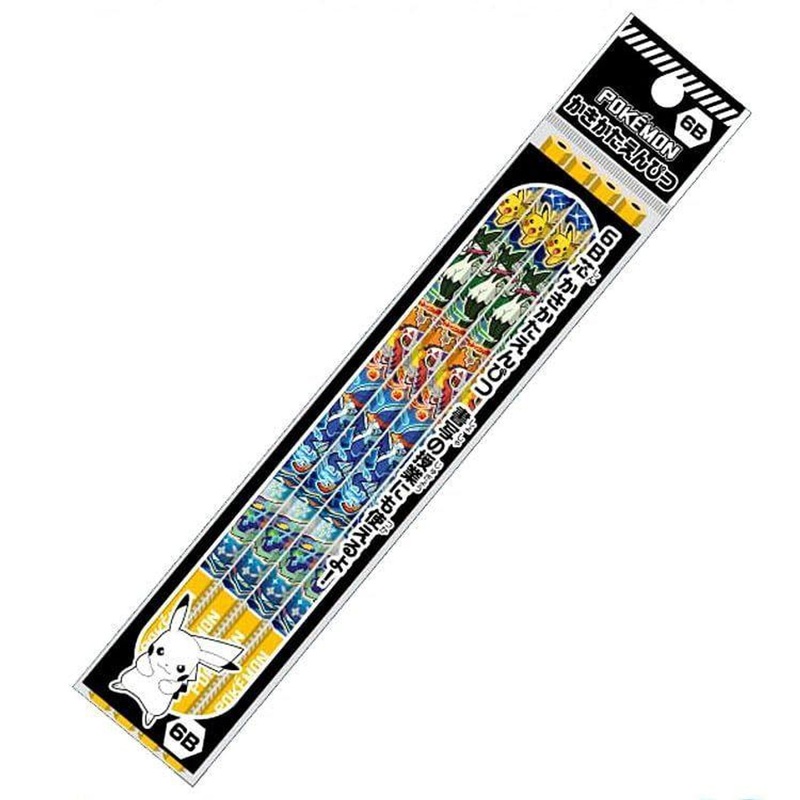 Showa Note Pocket Monster Writing Pencil 6B 4-Pack