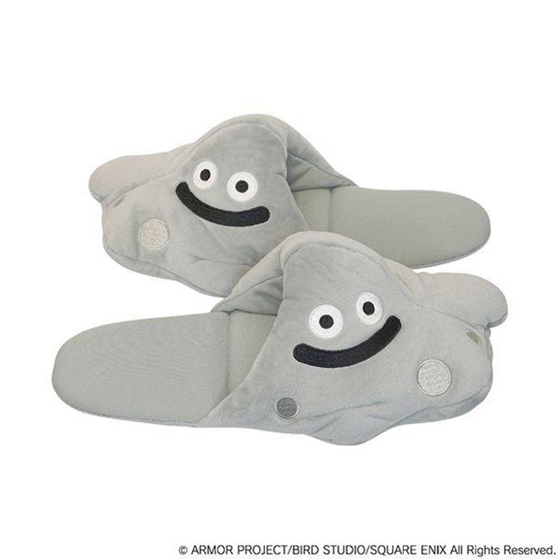 Square Enix Dragon Quest Travel – Liquid Metal Slime Foldable Slippers