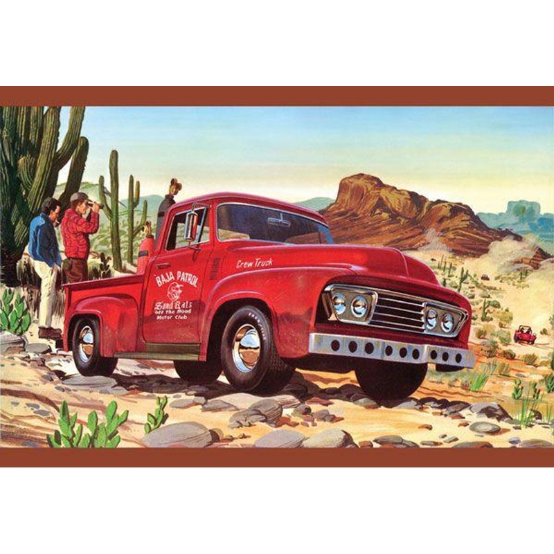 Platz 1/25 1953 Ford Pickup “Baja Patrol” Plastic Model