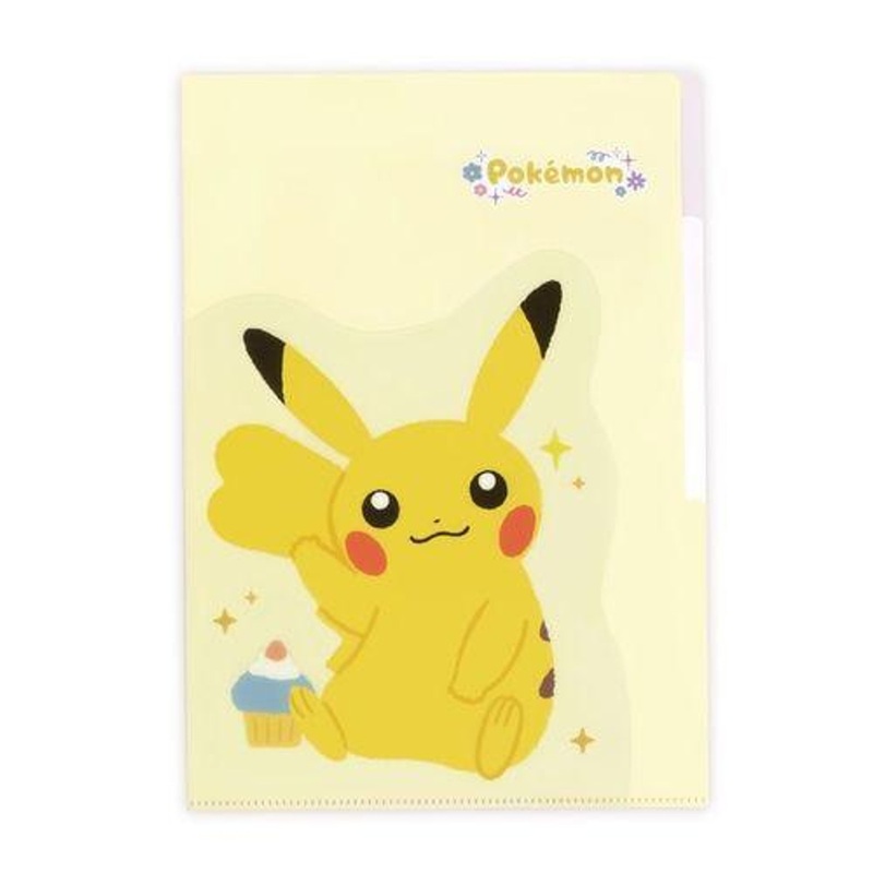 Pokemon Center Die-cut Pocket 3-in-File / Pikachu  Mimikyu