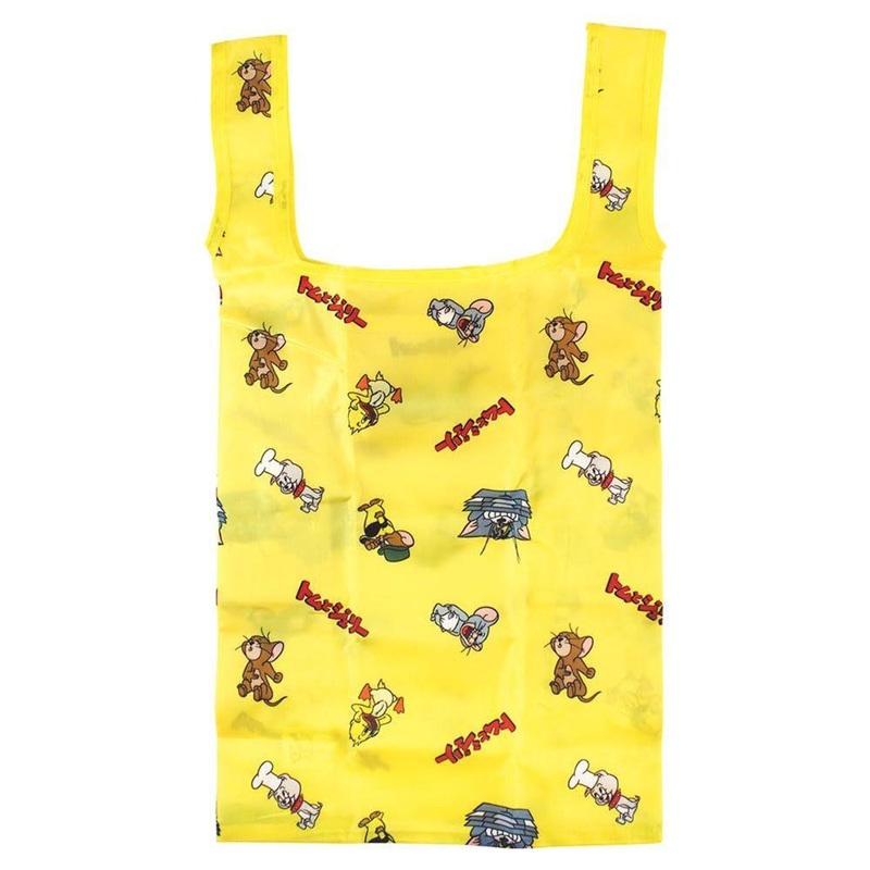 T’s Factory Tom And Jerry Eco Bag With Carabiner Funny Retro / Yellow