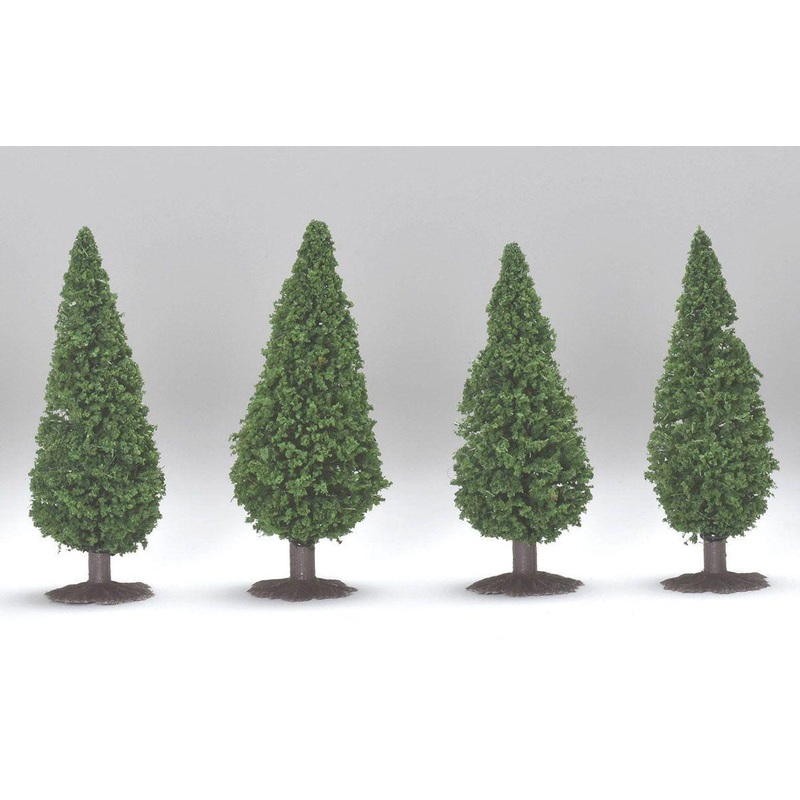 Tomix 8205 Scenery Trees Miscellaneous Trees Large (4 pieces) (N scale)