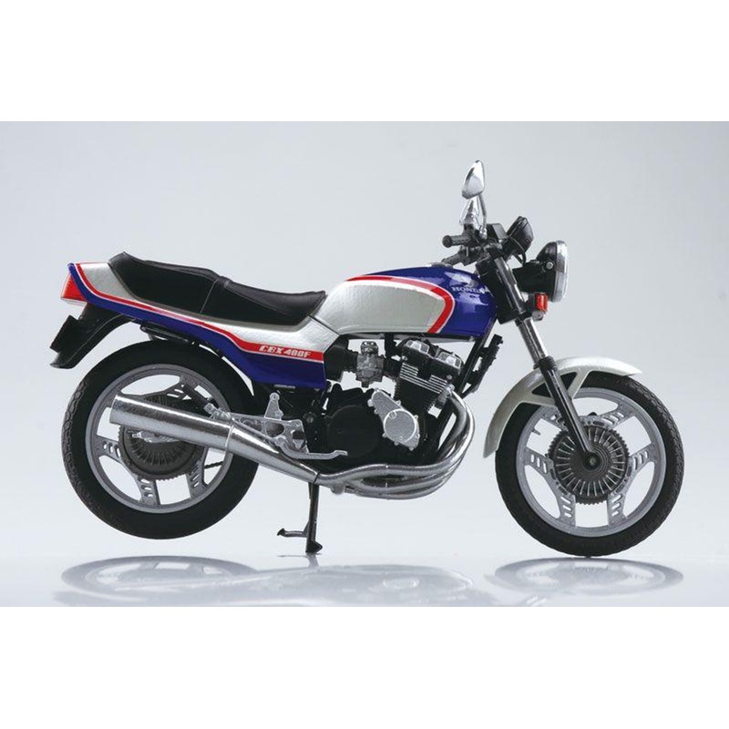 Aoshima SKYNET 1/12 Honda CBX400F Pearl/Candy Blue