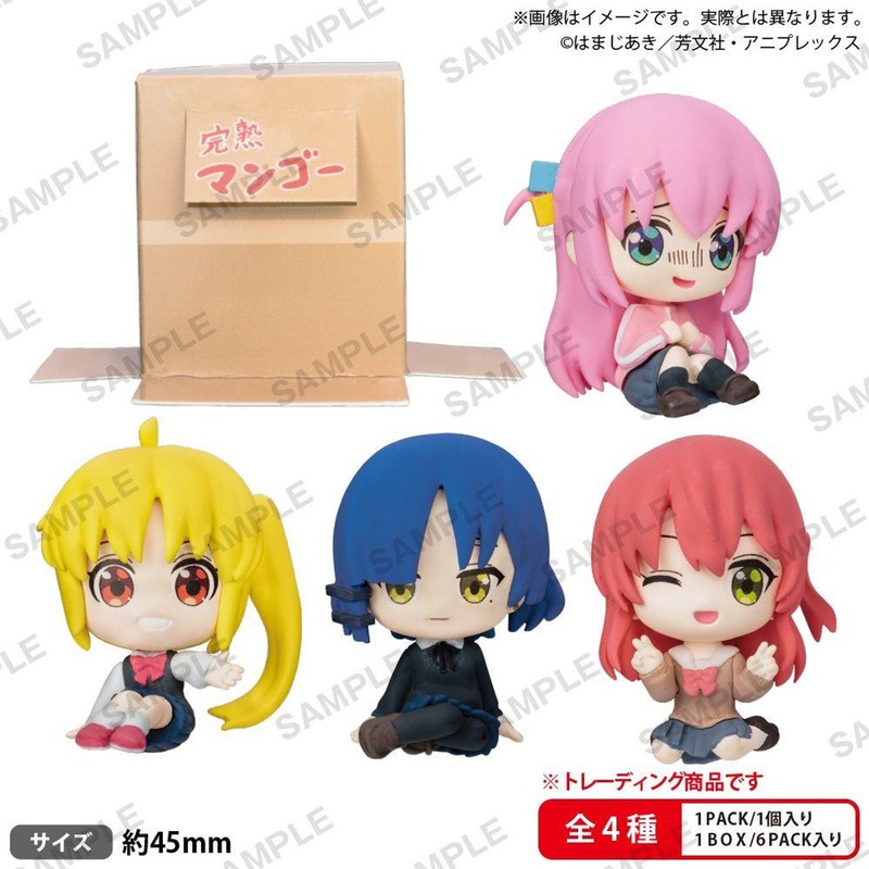 Bushi Road Creative Bocchi the Rock! – Sitting Kessoku Band Figures that Can Hide in a Box! (6pcs Complete Box)