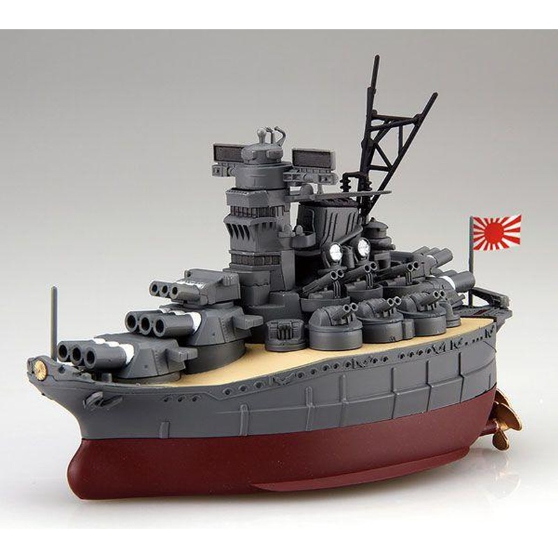 Fujimi Chibi Maru Fleet Series No.1 EX-2 Chibi Maru Fleet Yamato (includes etching and wooden deck) Plastic Model