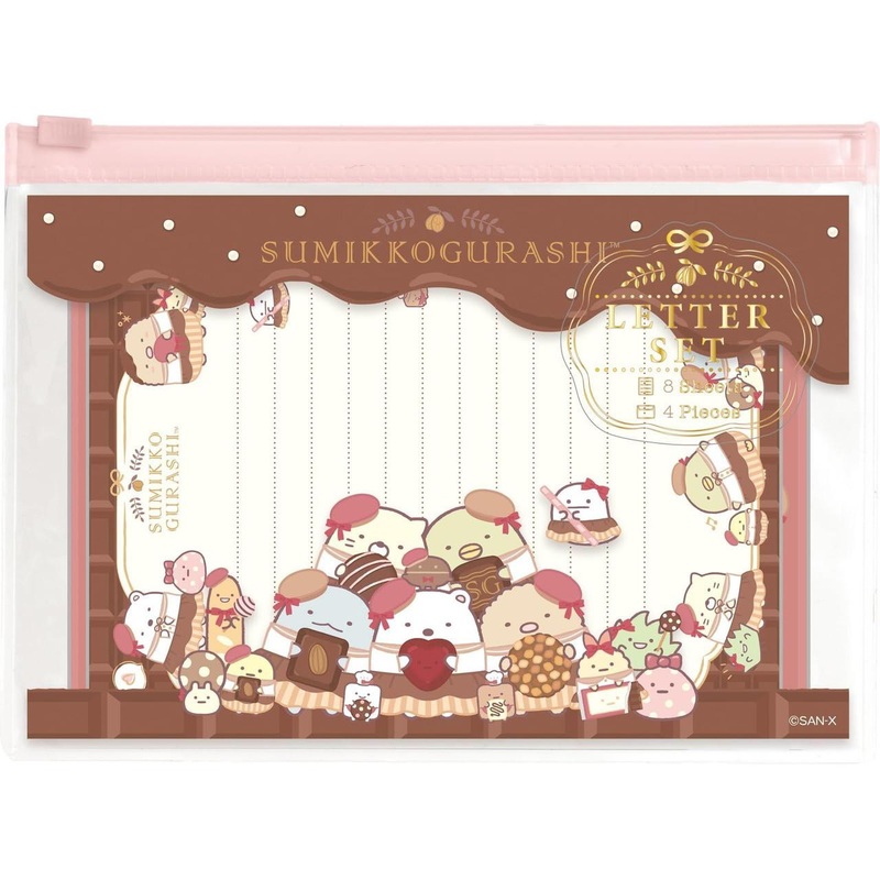 San-x Sumikko Gurashi S/G Case Included Letter Set LH82601