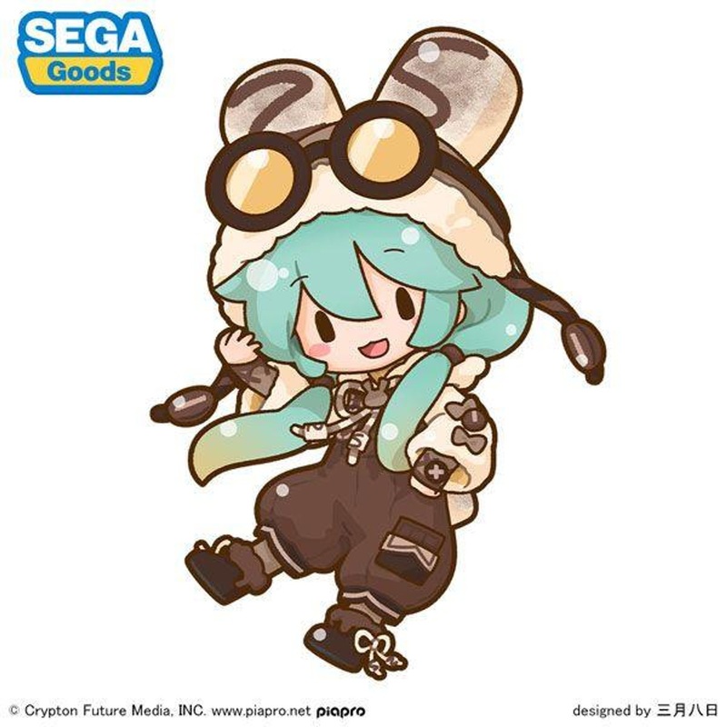 Sega fuwa petit Hatsune Miku Marshmallow Hot Cocoa Plush Doll (LL)