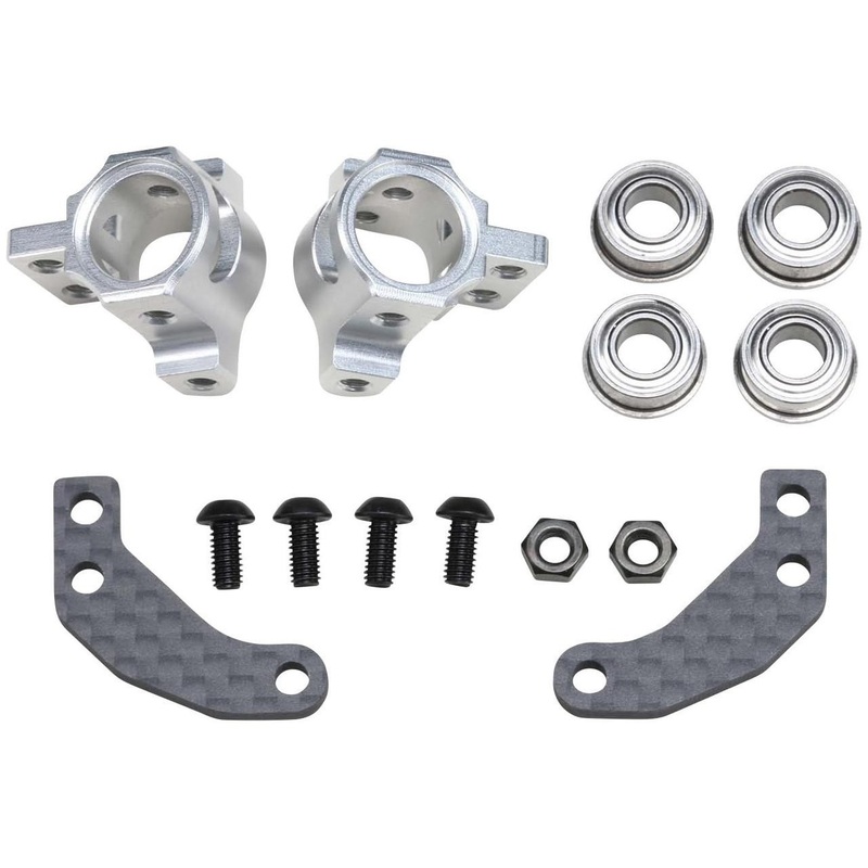 Yokomo MS-415AS Steering Block Set (2 Pieces) For MS1.0 Aluminum