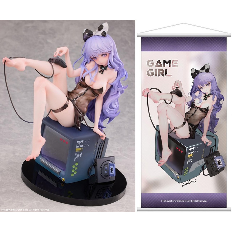 amiami Hobby sakura: Original Character: Game Girl illustration by Grandia Yuan 1/6 Complete Figure Deluxe Edition