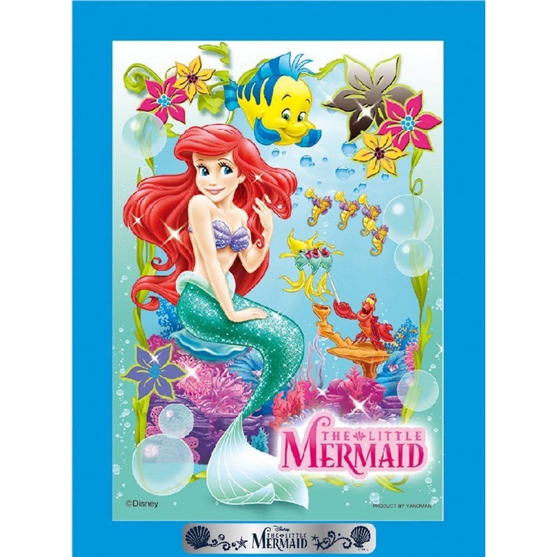Yanoman Jigsaw Puzzle Disney The Little Mermaid Ariel (99 S-Pieces) (w/Frame set)
