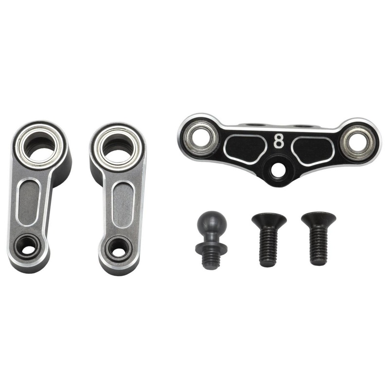 Yokomo B8-202SS Steering Bell Crank Set BD8-2018 For Use With (BB Included)