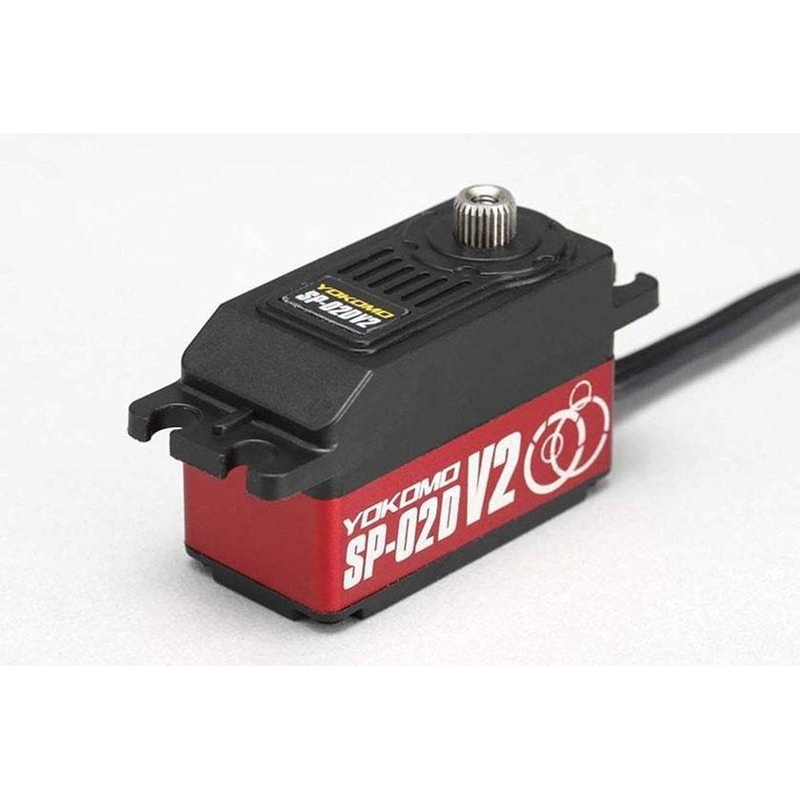 Yokomo SP-02DV2R RWD Drift Servo V2 Digital Servo Low Profile (Red)