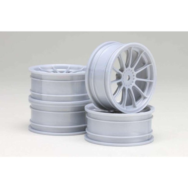 Yokomo TW-5112G 11 Spoke Medium Narrow Wheel (Gray / 4 Pieces Included) Offset 0mm