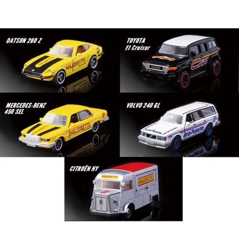 Kabaya Majorette Mini Car Prime Model 16 60th Anniversary Edition 5pcs Box