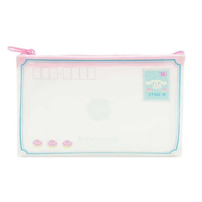 OST Sanrio C Retro Stamp Flat Pouch Cinnamoroll