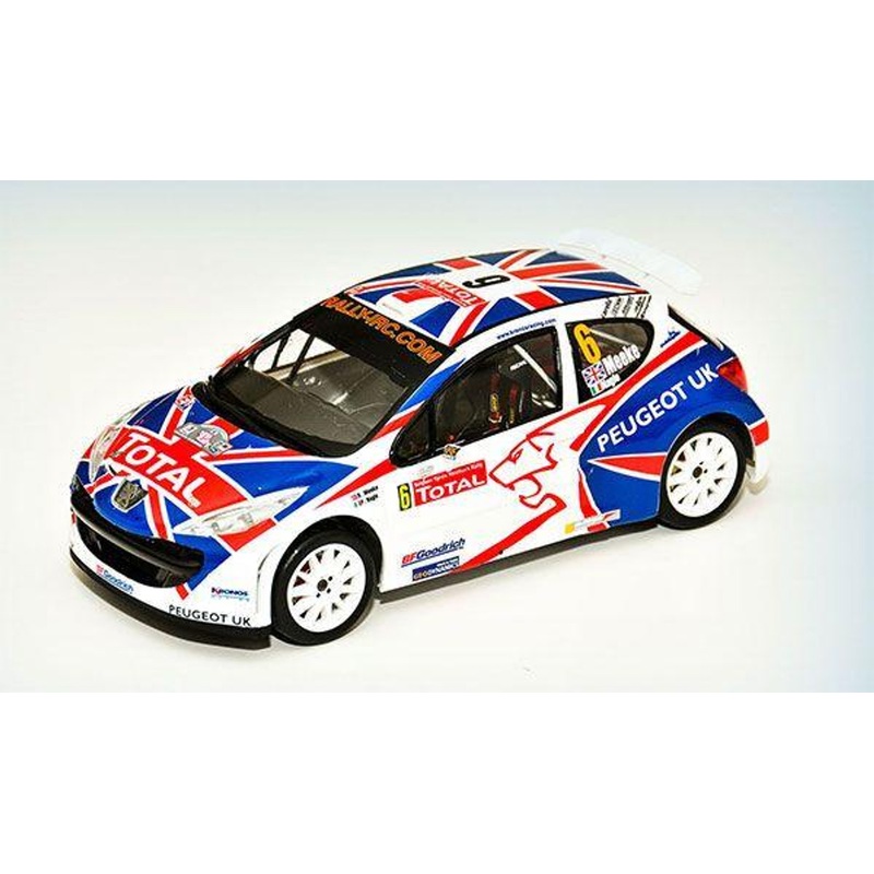 Platz 1/24 Peugeot 207 S2000 2009 Ypres Rally Winner Plastic Model(Released)