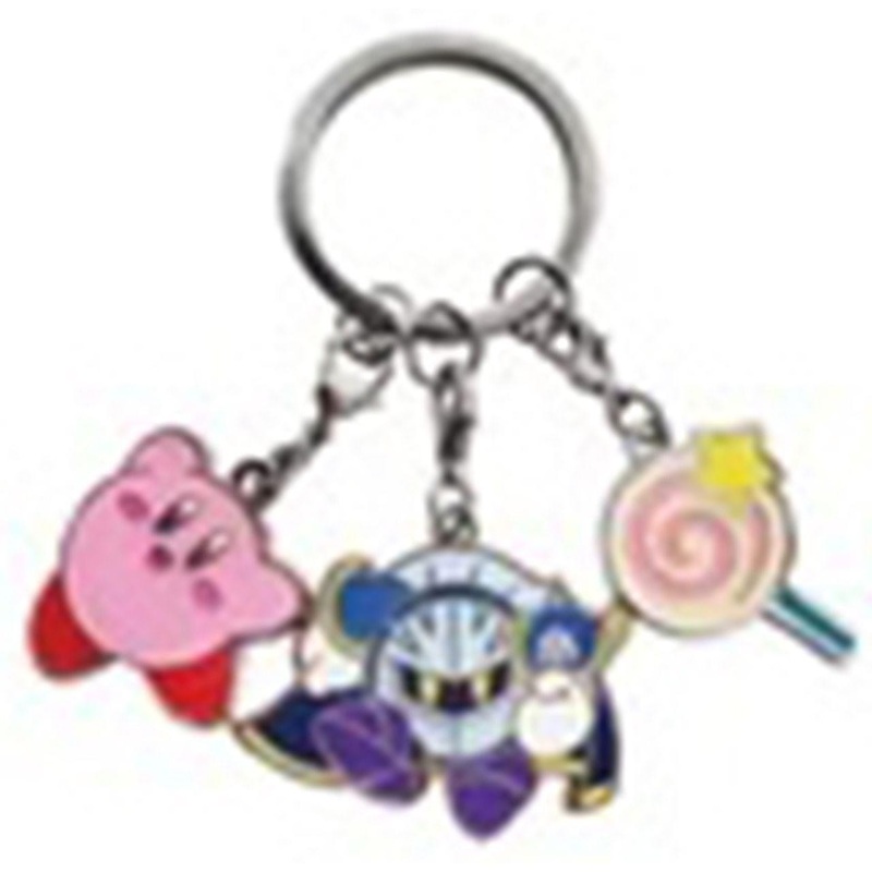SK Japan Kirby Three-Link Keyring Kirby & Meta Knight & Candy
