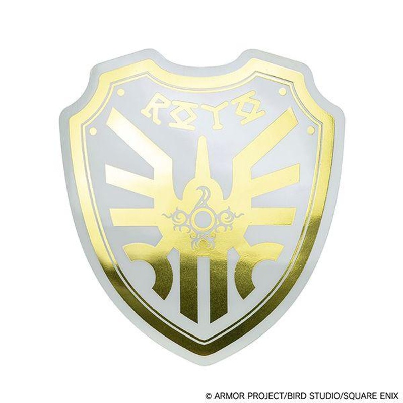 Square Enix Dragon Quest Metallic Diecut Sticker – Erdrick’s Shield
