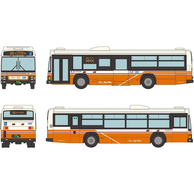Tomytec Bus Collection Tobu Bus Central Goodbye V8 Erga (N scale)