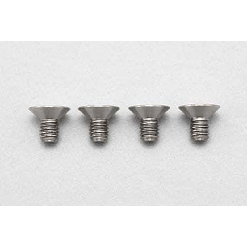 Yokomo RP-042-05A M3x 5mm Flat Head Screw High Precision Cut Titanium