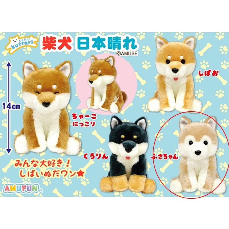 Amuse Floppy Shiba Inu Plush Toy Fusa-chan Japan Hare