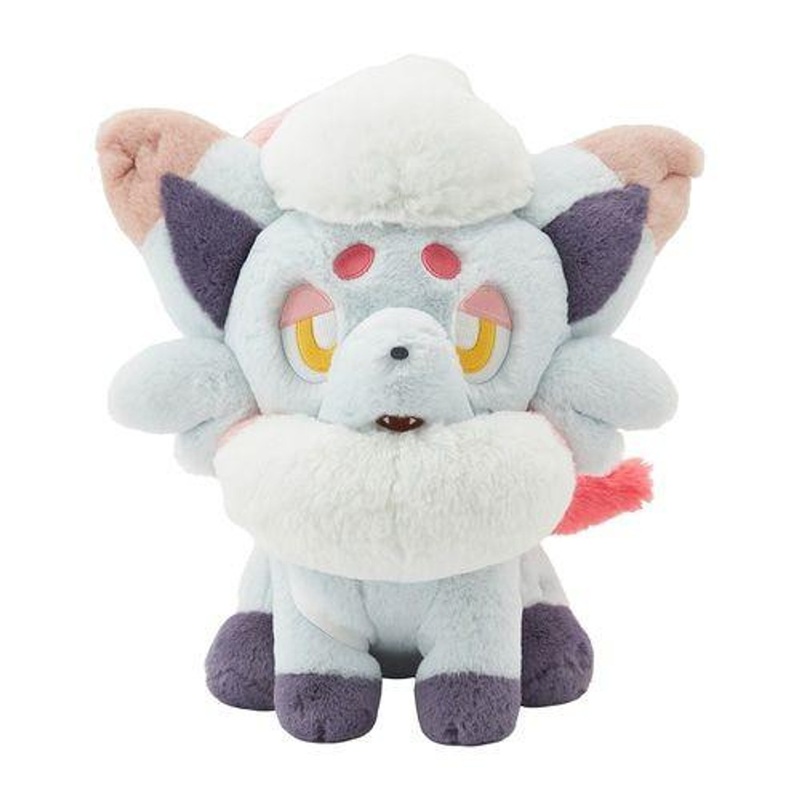 Pokemon Center Original Life Size Fluffy Plush Hugging Hisui Zorua