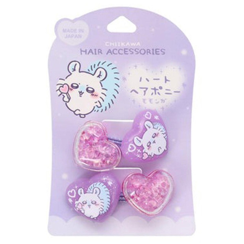 Shobido Chiikawa Heart Hair Pony 2P Momonga