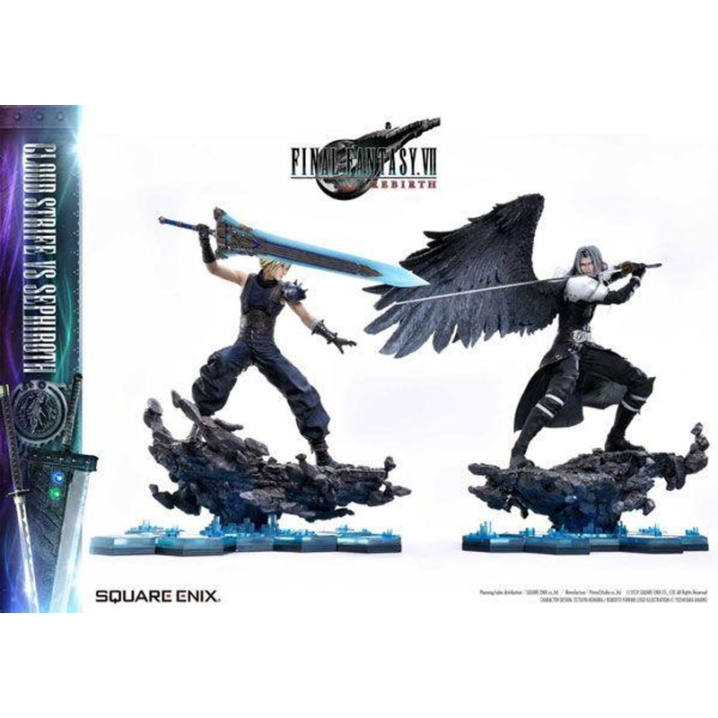 Square Enix Masterline Final Fantasy VII Rebirth  – 1/4 Figure Cloud Strife vs Sephiroth
