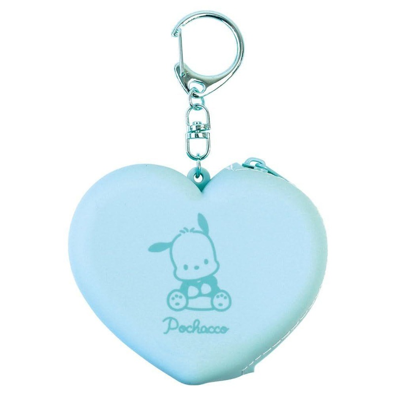 T’s Factory Sanrio Heart Shaped Silicone Mini Pouch Pochacco