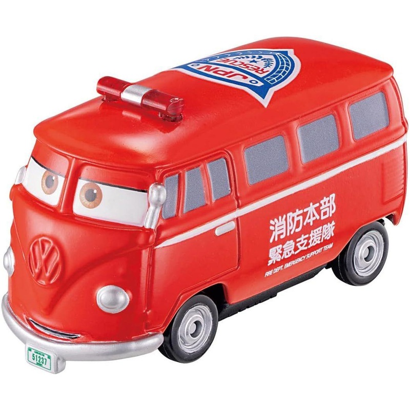 Takara Tomy Tomica Disney Cars Fillmore (Fire Command Car Type)