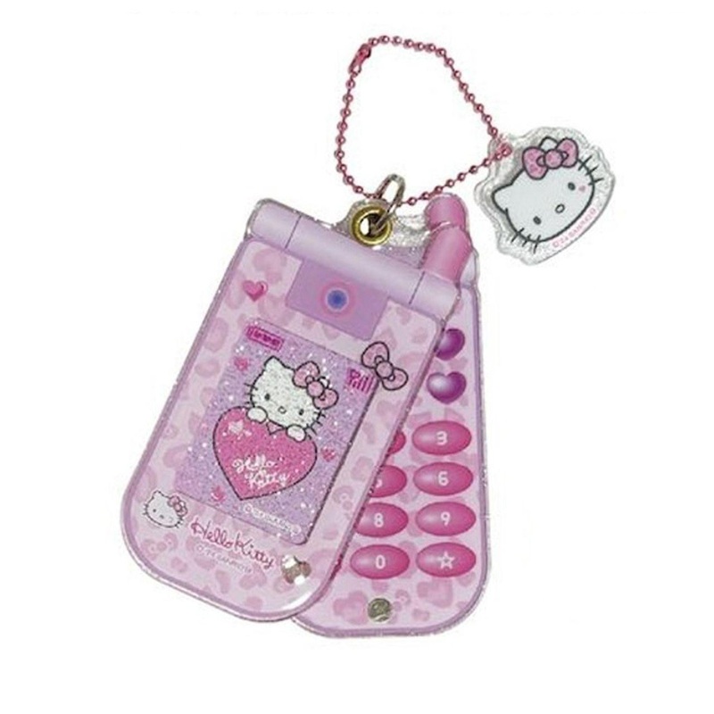 TCP Hello Kitty Slide Galakee Key Holder Leopard (Pink)