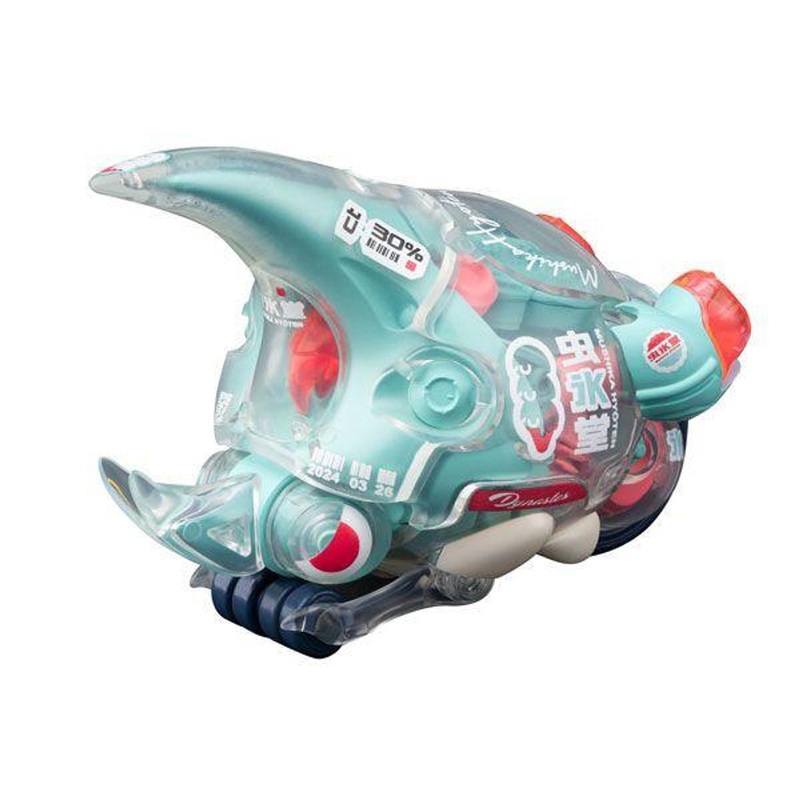 Wave LUNCH BOX SERIES Large Kabutomaru Dynastes Clear Plastic Model