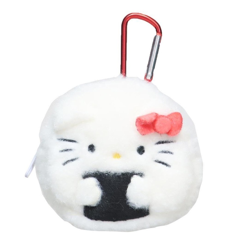 Kcompany Sanrio C Rice Ball Carabiner With Coin Purse Hello Kitty