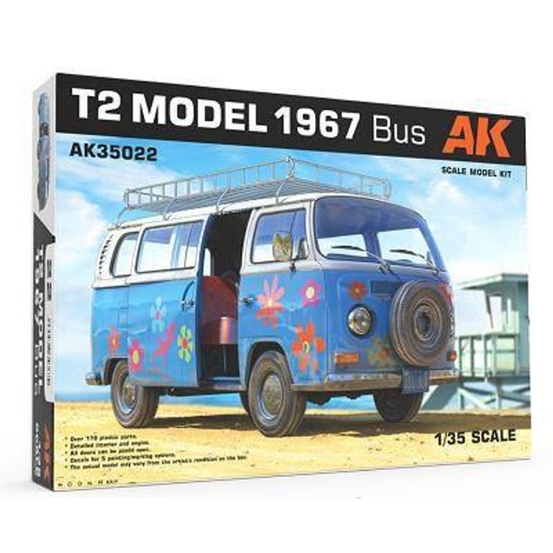 Platz 1/35 1967 One Box Car Bus Type Plastic Model