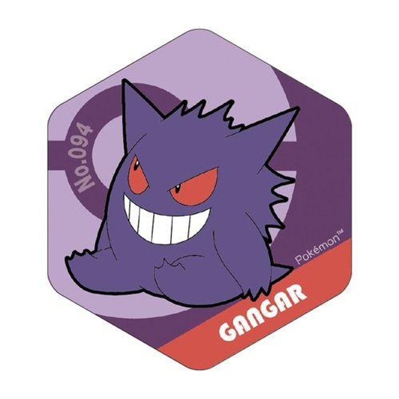 Pokemon Center Honeycomb Acrylic Magnet BIG Vol. 2 Gengar