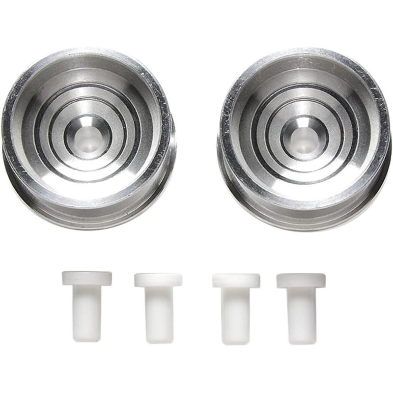 Tamiya 95636 Mini 4WD HG Heavy Aluminum Large Dia. Narrow Wheels (2pcs.)