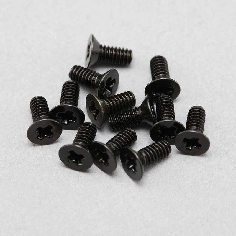 Yokomo ZC-F25PA M2x5.0mm Flat Head Screws (Plus) Pack Of 12