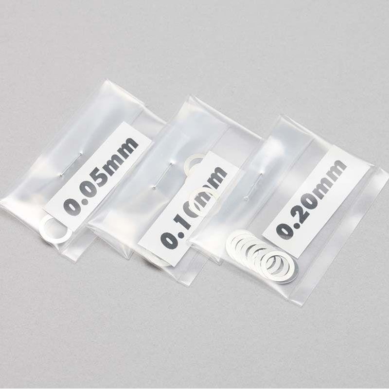 Yokomo ZC-S60SA 0.05 / 0.10 / 0.20 Mm 6 Diameter Stainless Shim Each 10 Sheets