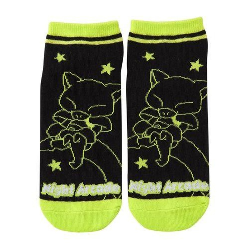 Pokemon Center Original Short Socks Night Arcade Abra (23-25cm)
