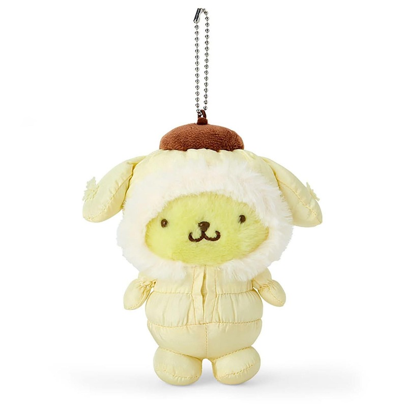 Sanrio Pompompurin Mascot Holder (Fuwapuku Winter) Keychain 247511