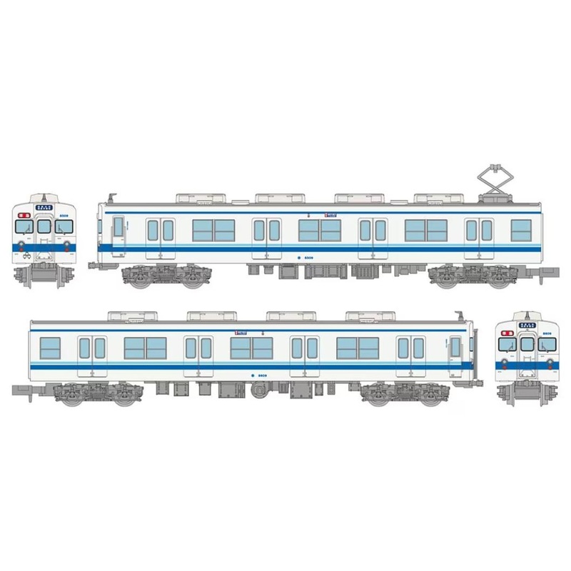 Tomytec Tobu Railway Type 8000 Early Repair Car 8509 Configuration 2 Cars Set (N scale)