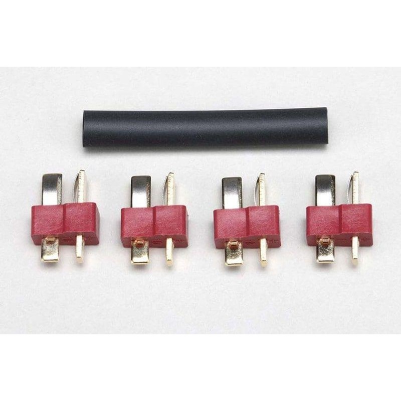 Yokomo YB-C03 T Plug 2P Connector (4 Pieces) Male Type