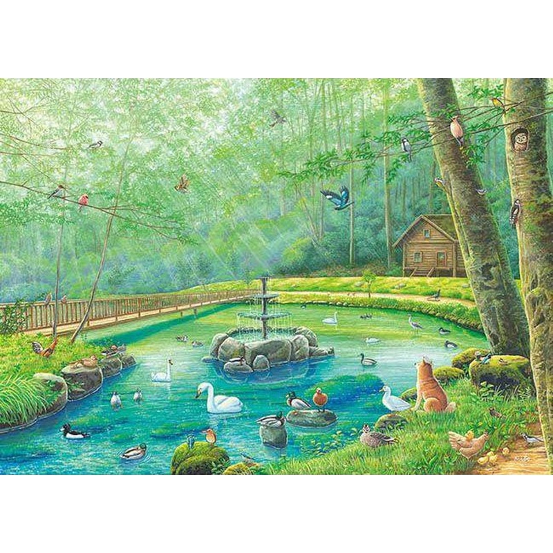 Appleone 500-320 Jigsaw Puzzle A Fountain Of Rest (Mito Nishikura) (500 Pieces)