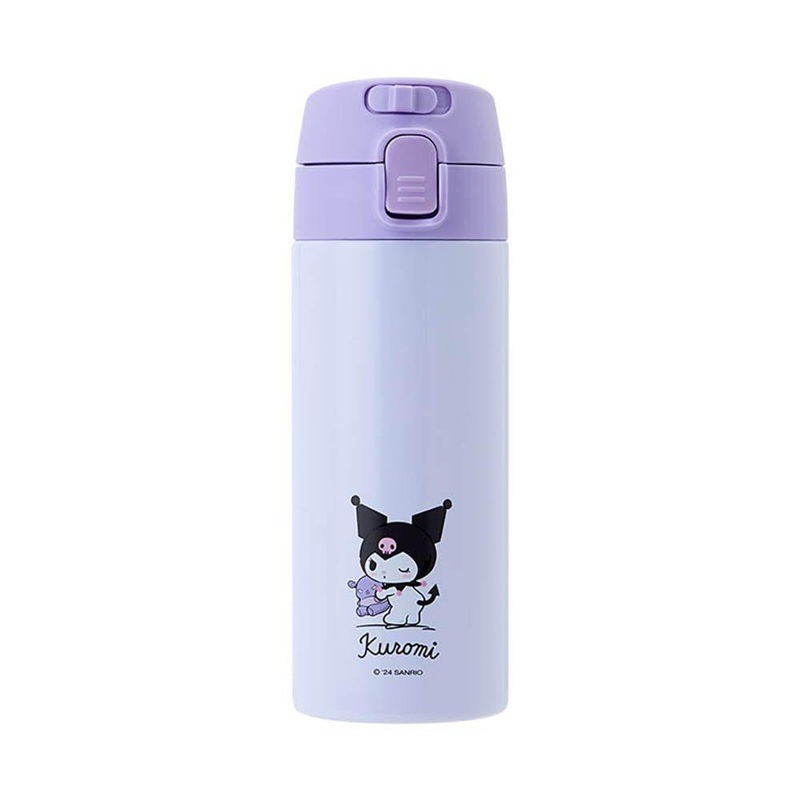 Sanrio Kuromi One-Touch Stainless Bottle  Capacity: 370ml