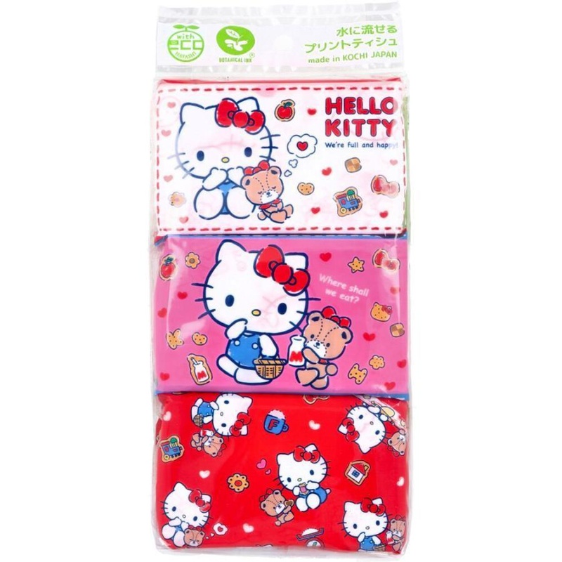 Sanrio Pocket Tissue Hello Kitty (Pack of 6)