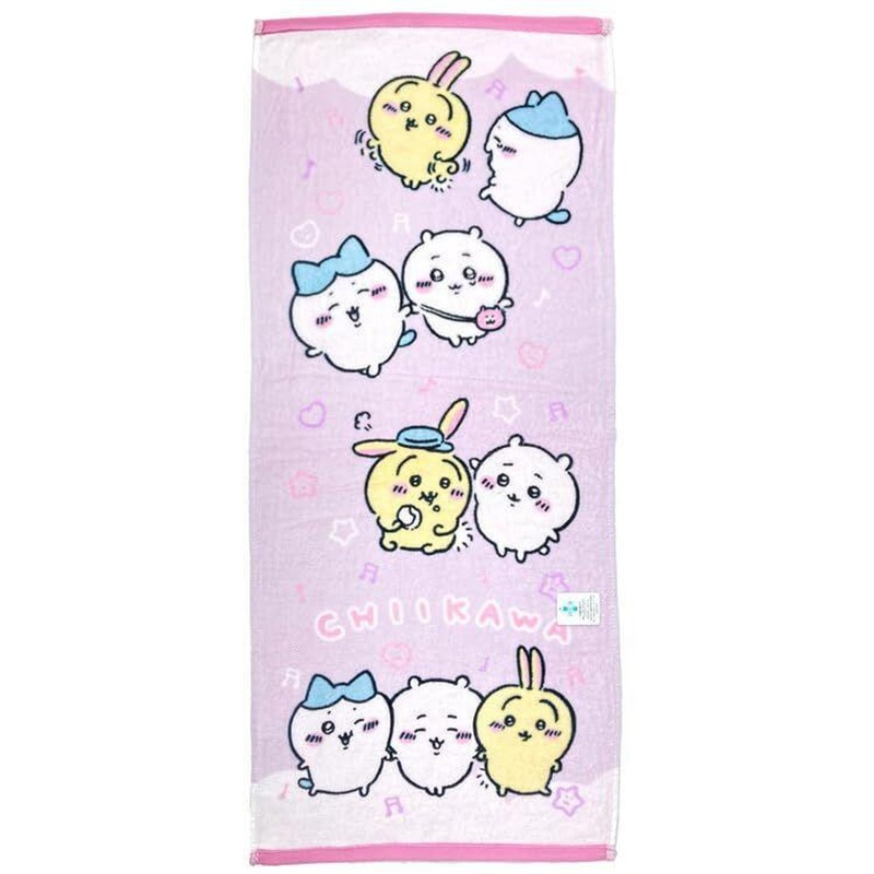 Marushin ChiiKawa Face Towel / Together As Friends