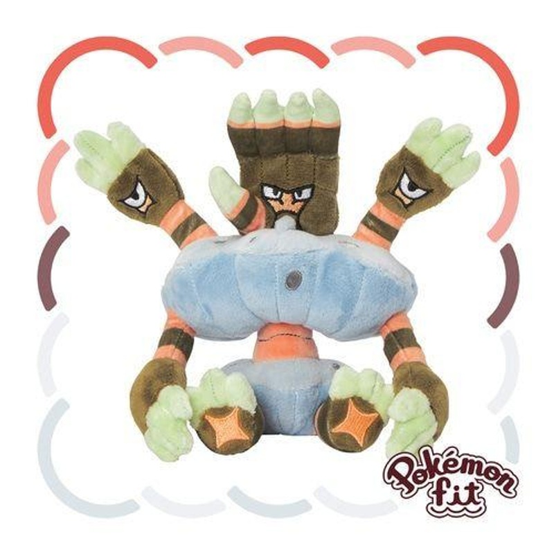 Pokemon Center Original Plush Toy Pokemon Fit Barbaracle