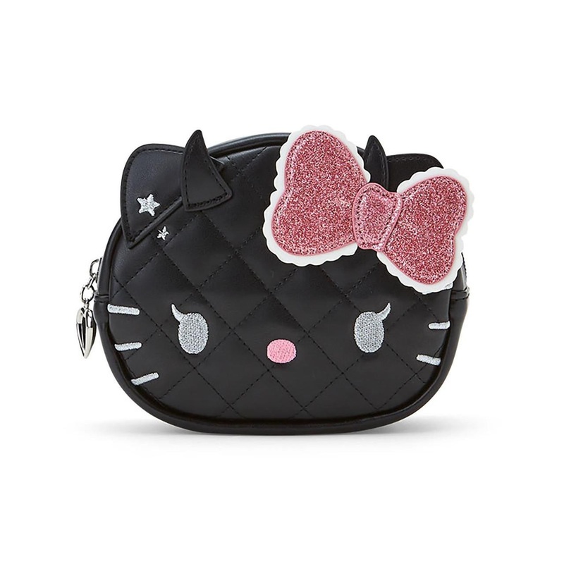 Sanrio Hello Kitty Face-Shaped Pouch Little Devil (Angel Devil Design)