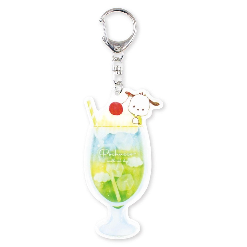 T’s Factory Sanrio Acrylic Keychain Sky Drink Pochacco